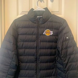 SIZE MEDIUM LAKERS PUFFY JACKET